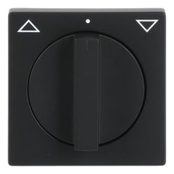 Busch Jäger Zentralscheibe 1740-885 für Drehgriff-Jalousieschalter schwarz matt... BJ-2CKA001710A3894 4011395127162 (Abb. 1)