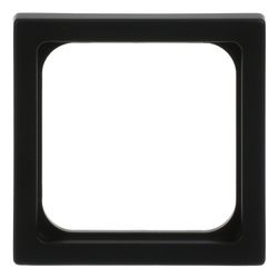Busch Jäger Zentralscheibe für Abdeckplatten 50x50mm 1746/10-885 schwarz matt... BJ-2CKA001710A3897 4011395127193 (Abb. 1)