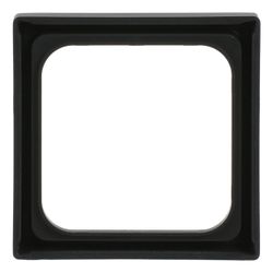 Busch Jäger Zentralscheibe für Abdeckplatten 50x50mm 1746/10-885 schwarz matt... BJ-2CKA001710A3897 4011395127193 (Abb. 1)