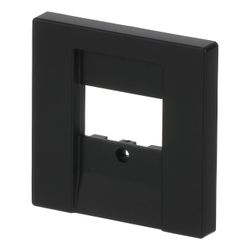 Busch Jäger future linear Abdeckung TAE 1766-885 schwarz matt für TAE-Einsätze und ... BJ-2CKA001710A3903 4011395127261 (Abb. 1)