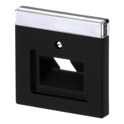 Busch Jäger future linear Abdeckung UAE 1803-885 schwarz matt mit Schrägauslass und... BJ-2CKA001710A3912 4011395127360 (Abb. 1)