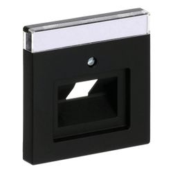 Busch Jäger future linear Abdeckung UAE 1803-885 schwarz matt mit Schrägauslass und... BJ-2CKA001710A3912 4011395127360 (Abb. 1)