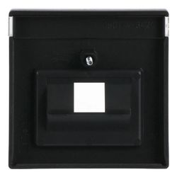 Busch Jäger future linear Abdeckung UAE 1803-885 schwarz matt mit Schrägauslass und... BJ-2CKA001710A3912 4011395127360 (Abb. 1)