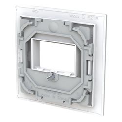 Busch Jäger Zentralscheibe studioweiß 1766-44G Busch-art linear... BJ-2CKA001710A4162 4011395316900 (Abb. 1)