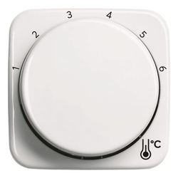 Busch Jäger Zentralscheibe Temperatur 1794 R-214 rund für Raumtemperaturregler... BJ-2CKA001710A4191 4011395323052 (Abb. 1)