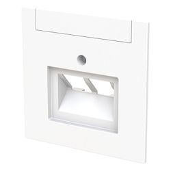 Busch Jäger Zentralscheibe 2-fach UAE 1803-02-44M mit Beschriftungsfeld Busch-art l... BJ-2CKA001710A4228 4011395328293 (Abb. 1)