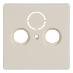 Busch Jäger carat Koax-Abdeckung 1743-82 3Loch savanne/ews... BJ-2CKA001724A2758 4011395995464 (Abb. 1)