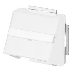 Busch Jäger carat Abdeckung für 1758-84 Kommunikations Steckverbinder studioweiss... BJ-2CKA001724A2761 4011395996546 (Abb. 1)