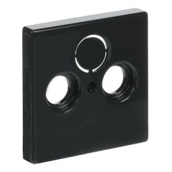 Busch Jäger carat Koax-Abdeckung 1743-81 3Loch anthrazit für Antennensteckdosen... BJ-2CKA001724A4252 4011395056295 (Abb. 1)