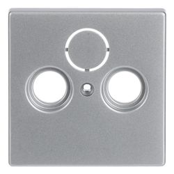 Busch Jäger future linear Koax-Abdeckung 1743-83 3Loch alusilber... BJ-2CKA001724A4262 4011395074725 (Abb. 1)