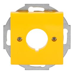Busch Jäger Zentralscheibe 22,5mm 2533-914-15 gelb mit Tragring Busch-balance SI... BJ-2CKA001724A4345 4011395190937 (Abb. 1)