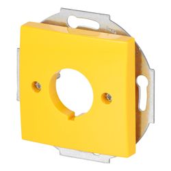 Busch Jäger Zentralscheibe 22,5mm 2533-914-15 gelb mit Tragring Busch-balance SI... BJ-2CKA001724A4345 4011395190937 (Abb. 1)