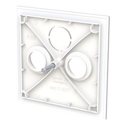 Busch Jäger Zentralscheibe weiß 1743-44G für Antennensteckdose 2/3-fach... BJ-2CKA001724A4432 4011395316986 (Abb. 1)