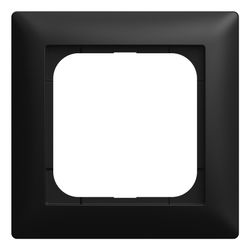 Busch Jäger Abdeckrahmen 1-fach Rahmen 1721-915 Busch-balance SI schwarz matt... BJ-2CKA001725A1568 4011395360071 (Abb. 1)