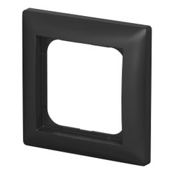 Busch Jäger Abdeckrahmen 1-fach Rahmen 1721-915 Busch-balance SI schwarz matt... BJ-2CKA001725A1568 4011395360071 (Abb. 1)