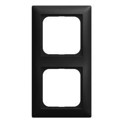 Busch Jäger Abdeckrahmen 2-fach Rahmen 1722-915 Busch-balance SI schwarz matt... BJ-2CKA001725A1569 4011395360101 (Abb. 1)