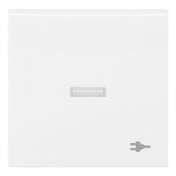 Busch Jäger Wippe Kontroll 1789 ST-914 mit Aufdruck Steckdose und Stecker alpinweiß... BJ-2CKA001731A2018 4011395190494 (Abb. 1)