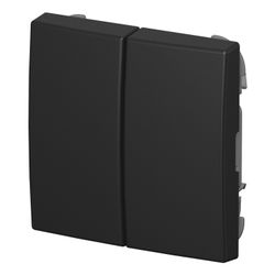 Busch Jäger Wippe Serienschalter 2505-915 schwarz matt... BJ-2CKA001731A4040 4011395360781 (Abb. 1)
