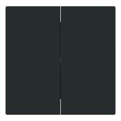 Busch Jäger Wippe geschlossen schwarz 1785-45M für Serienschalter Busch-art linear... BJ-2CKA001751A3388 4011395326459 (Abb. 1)