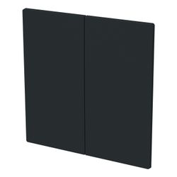 Busch Jäger Wippe geschlossen schwarz 1785-45M für Serienschalter Busch-art linear... BJ-2CKA001751A3388 4011395326459 (Abb. 1)