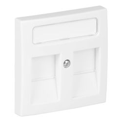 Busch Jäger balance SI Abdeckung für 2 Modular-Jack-Einsätze alpinweiß 1800-914... BJ-2CKA001753A0229 4011395190784 (Abb. 1)