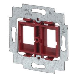 Busch Jäger UP Tragring mit rotem Sockel 1812 für 2 Modular Jack... BJ-2CKA001753A8055 4011395743805 (Abb. 1)