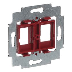 Busch Jäger UP Tragring mit rotem Sockel 1812 für 2 Modular Jack... BJ-2CKA001753A8055 4011395743805 (Abb. 1)