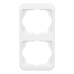 Busch Jäger alpha nea Rahmen 1732-24G 2fach alabaster/studioweiss senkrecht... BJ-2CKA001754A2726 4011395691205 (Abb. 1)