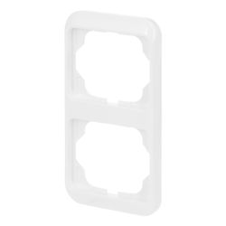 Busch Jäger alpha nea Rahmen 1732-24G 2fach alabaster/studioweiss senkrecht... BJ-2CKA001754A2726 4011395691205 (Abb. 1)