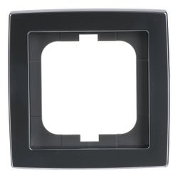 Busch Jäger Abdeckrahmen 1-fach 1721-80 Chrom matt... BJ-2CKA001754A4104 4011395994825 (Abb. 1)
