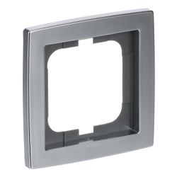 Busch Jäger Abdeckrahmen 1-fach 1721-80 Chrom matt... BJ-2CKA001754A4104 4011395994825 (Abb. 1)