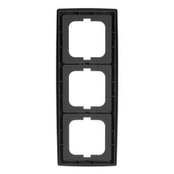 Busch Jäger Abdeckrahmen 3-fach chrom matt 1723-80 für senkrechte und waagerechte M... BJ-2CKA001754A4106 4011395994863 (Abb. 1)