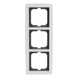 Busch Jäger Abdeckrahmen 3-fach 1723-84 davos/studioweiss für senkrechte und waager... BJ-2CKA001754A4111 4011395996157 (Abb. 1)