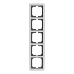 Busch Jäger Abdeckrahmen 5-fach 1725-84 davos/studioweiss... BJ-2CKA001754A4113 4011395996195 (Abb. 1)