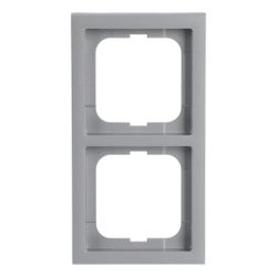 Busch Jäger future linear Rahmen 1722-183K 2fach alusilber... BJ-2CKA001754A4302 4011395069073 (Abb. 1)