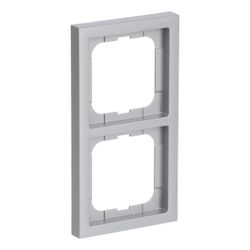 Busch Jäger future linear Rahmen 1722-183K 2fach alusilber... BJ-2CKA001754A4302 4011395069073 (Abb. 1)