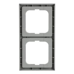 Busch Jäger future linear Rahmen 1722-183K 2fach alusilber... BJ-2CKA001754A4302 4011395069073 (Abb. 1)