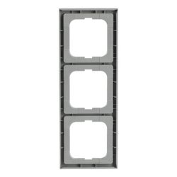 Busch Jäger future linear Rahmen 1723-183K 3fach alusilber... BJ-2CKA001754A4308 4011395070154 (Abb. 1)
