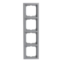 Busch Jäger future linear Rahmen 1724-183K 4fach alusilber... BJ-2CKA001754A4309 4011395074831 (Abb. 1)