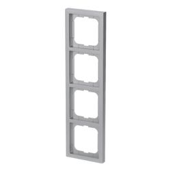 Busch Jäger future linear Rahmen 1724-183K 4fach alusilber... BJ-2CKA001754A4309 4011395074831 (Abb. 1)