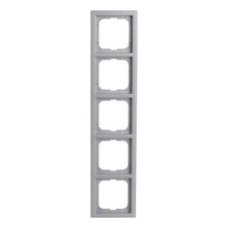 Busch Jäger future linear Rahmen 1725-183K 5fach alusilber... BJ-2CKA001754A4310 4011395074848 (Abb. 1)