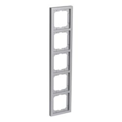 Busch Jäger future linear Rahmen 1725-183K 5fach alusilber... BJ-2CKA001754A4310 4011395074848 (Abb. 1)