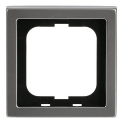 Busch Jäger pur edelstahl Rahmen 1721-866K 1fach Edelstahl für senkrechte und waagr... BJ-2CKA001754A4317 4011395088319 (Abb. 1)