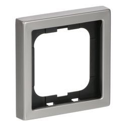 Busch Jäger pur edelstahl Rahmen 1721-866K 1fach Edelstahl für senkrechte und waagr... BJ-2CKA001754A4317 4011395088319 (Abb. 1)