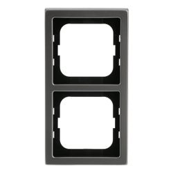 Busch Jäger pur edelstahl Rahmen 1722-866K 2fach Edelstahl... BJ-2CKA001754A4318 4011395088340 (Abb. 1)
