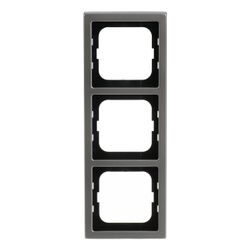 Busch Jäger Rahmen 3-fach Edelstahl 1723-866K pur edelstahl... BJ-2CKA001754A4319 4011395088371 (Abb. 1)