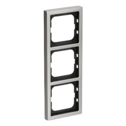 Busch Jäger Rahmen 3-fach Edelstahl 1723-866K pur edelstahl... BJ-2CKA001754A4319 4011395088371 (Abb. 1)