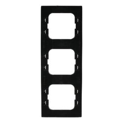 Busch Jäger Rahmen 3-fach Edelstahl 1723-866K pur edelstahl... BJ-2CKA001754A4319 4011395088371 (Abb. 1)