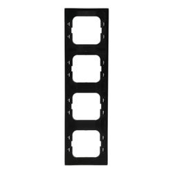 Busch Jäger pur edelstahl Rahmen 1724-866K 4fach Edelstahl... BJ-2CKA001754A4320 4011395088395 (Abb. 1)