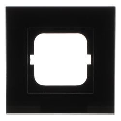 Busch Jäger carat Rahmen 1721-825 1fach Glas schwarz... BJ-2CKA001754A4322 4011395088913 (Abb. 1)